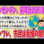 【2chまとめ】アルゼンチン、前年比250%超のインフレ、市民は我慢の限界…【ゆっくり】