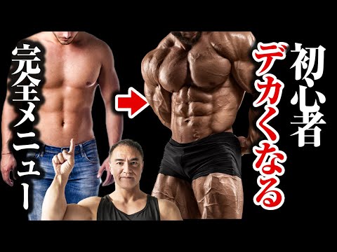 【筋トレ】初心者の一番伸びる時期を無駄にしない！最強の筋トレメニューを考えました