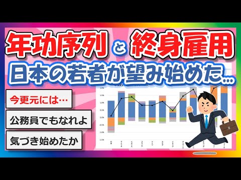 【2chまとめ】年功序列と終身雇用を日本の若者が望み始める…【ゆっくり】